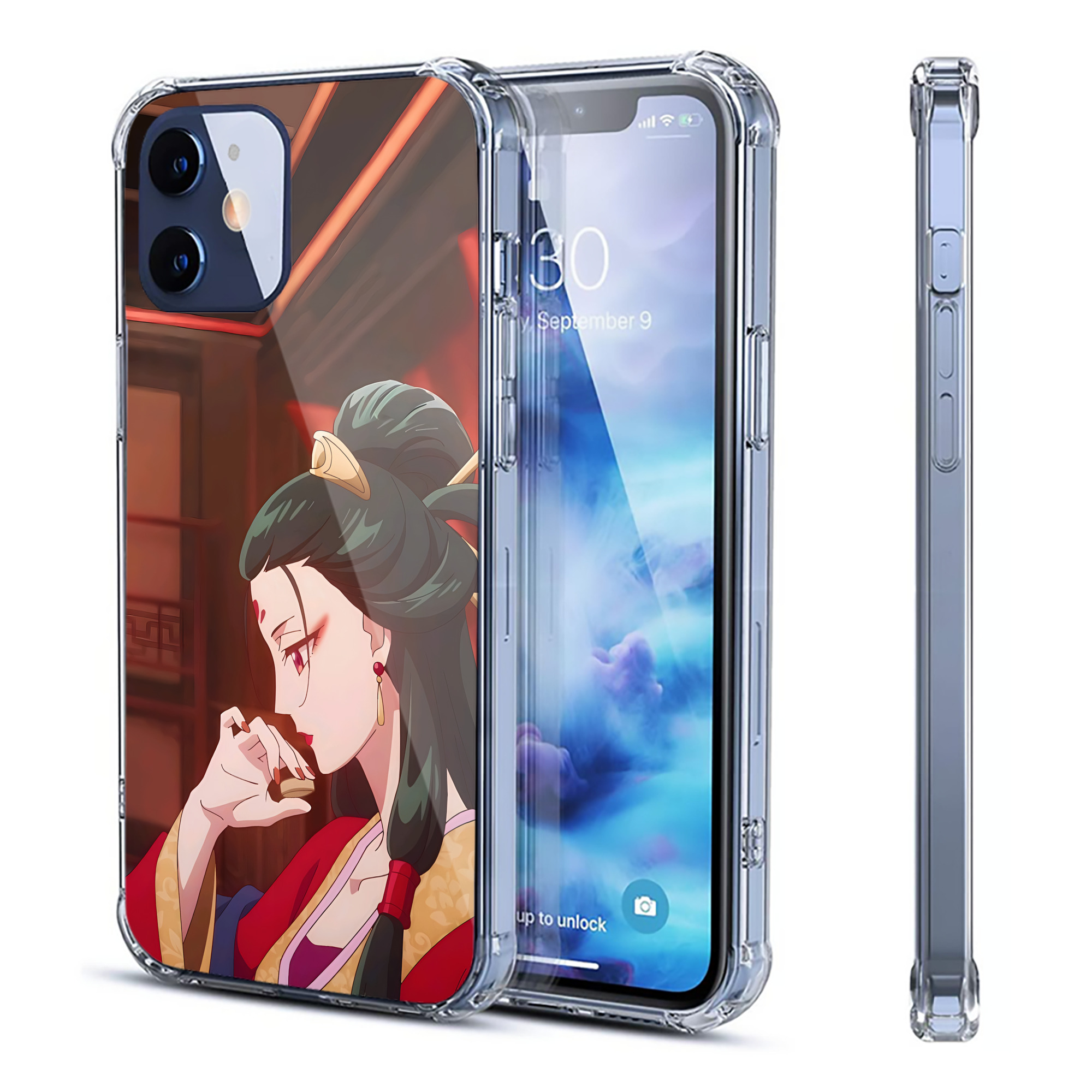 （画像用） 薬屋のひとりごと The Apothecary Diaries 【iPhone 12シリーズ対応】透明スマホケース（クリアソフトケース）